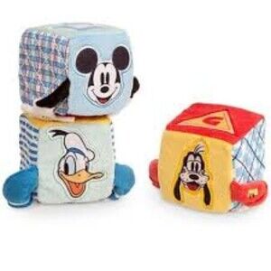 EUC Disney Mickey Mouse And Friends fun Soft Blocks For Baby, sound